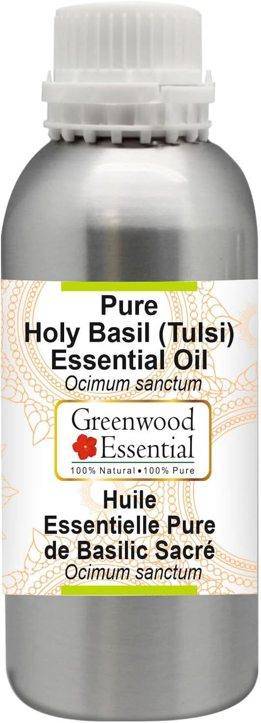 Pure Holy Basil Essential Oil for Skin and Hair Care 630ml