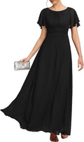Ever-Pretty Elegant Round Neck Chiffon Floor Length Dress - Bridesmaid