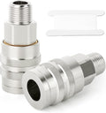 GASHER 1/2-Inch Male Industrial Air Coupler - Durable Quick Connect