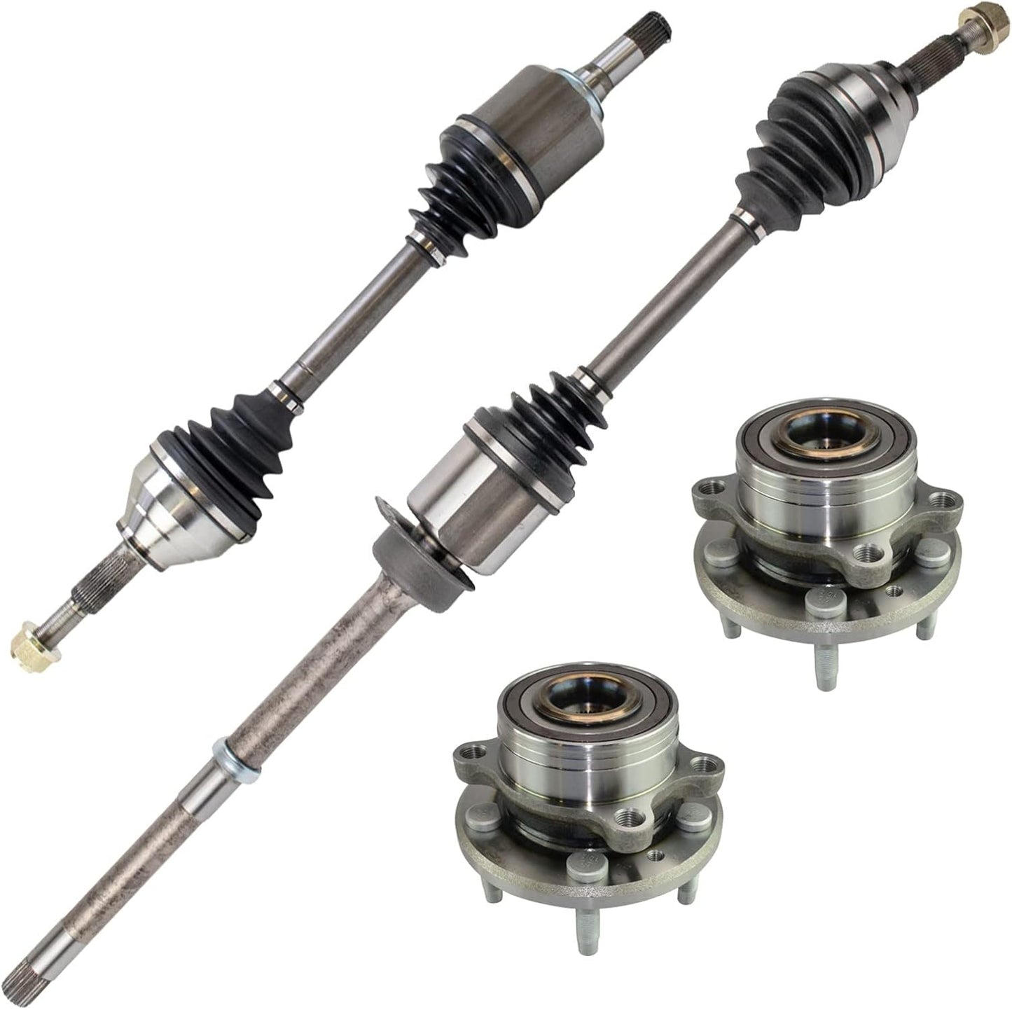 TRQ Front Driver & Passenger Side Drivetrain Kit for Explorer