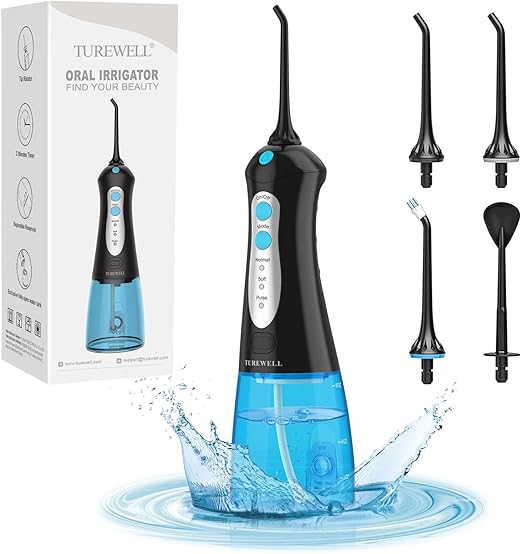 Water Dental Flosser Cordless for Teeth and Brace - Portable Irrigator