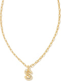 Crystal Letter Short Pendant Necklace - Personalized CZ Initial one