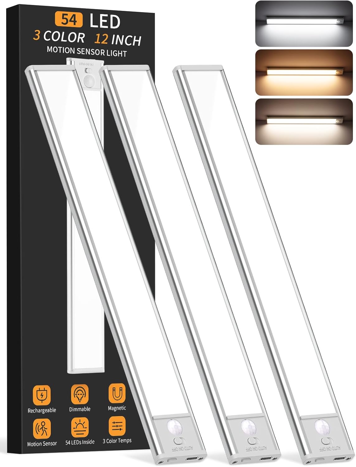 KYEKIO Under Cabinet Lighting Wireless for Home Use