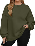 IN'VOLAND Womens Plus Size Sweatshirts Long Sleeve Pullover - Cozy