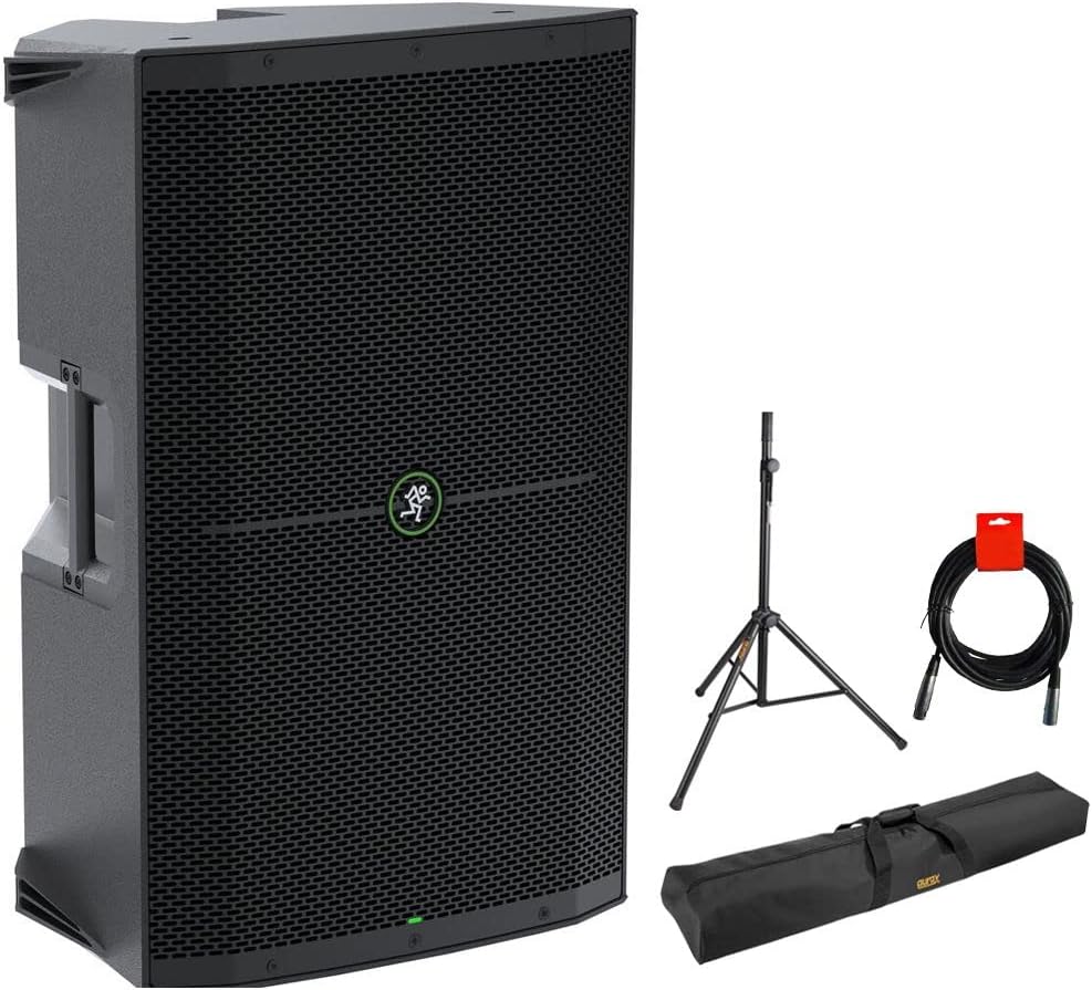 Mackie Thump215 1400W 15in Powered PA Loudspeaker System Bundle