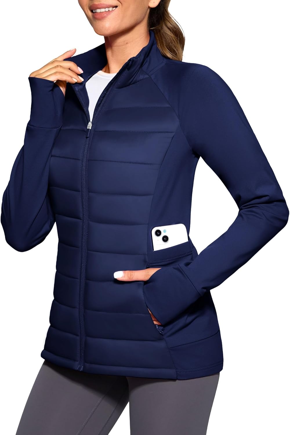G Gradual Women's Running Fleece Lined Jacket for Hiking Travel