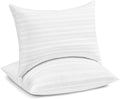 puredown Goose Feather Down Pillows Queen Set of 2 - Luxury Hotel Feel