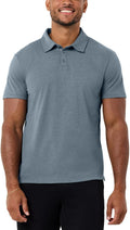 Slim Fit Polo Shirts for Men - Short Sleeve Collared Shirt S-4XL