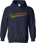 UGP Campus Apparel Hometown Baseball Script Hoodie - Pitcher Pride