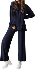 PRETTYGARDEN Womens 2 Piece Lounge Set - Soft Lightweight Travel