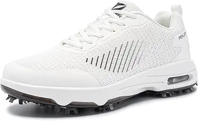 FENLERN Men's Golf Shoes with Spiked Air Cushion Design