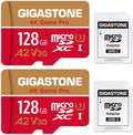 5-Yrs Free Data Recovery! Gigastone 128GB 2-Pack Micro SD Cards - 4K Game Pro MAX