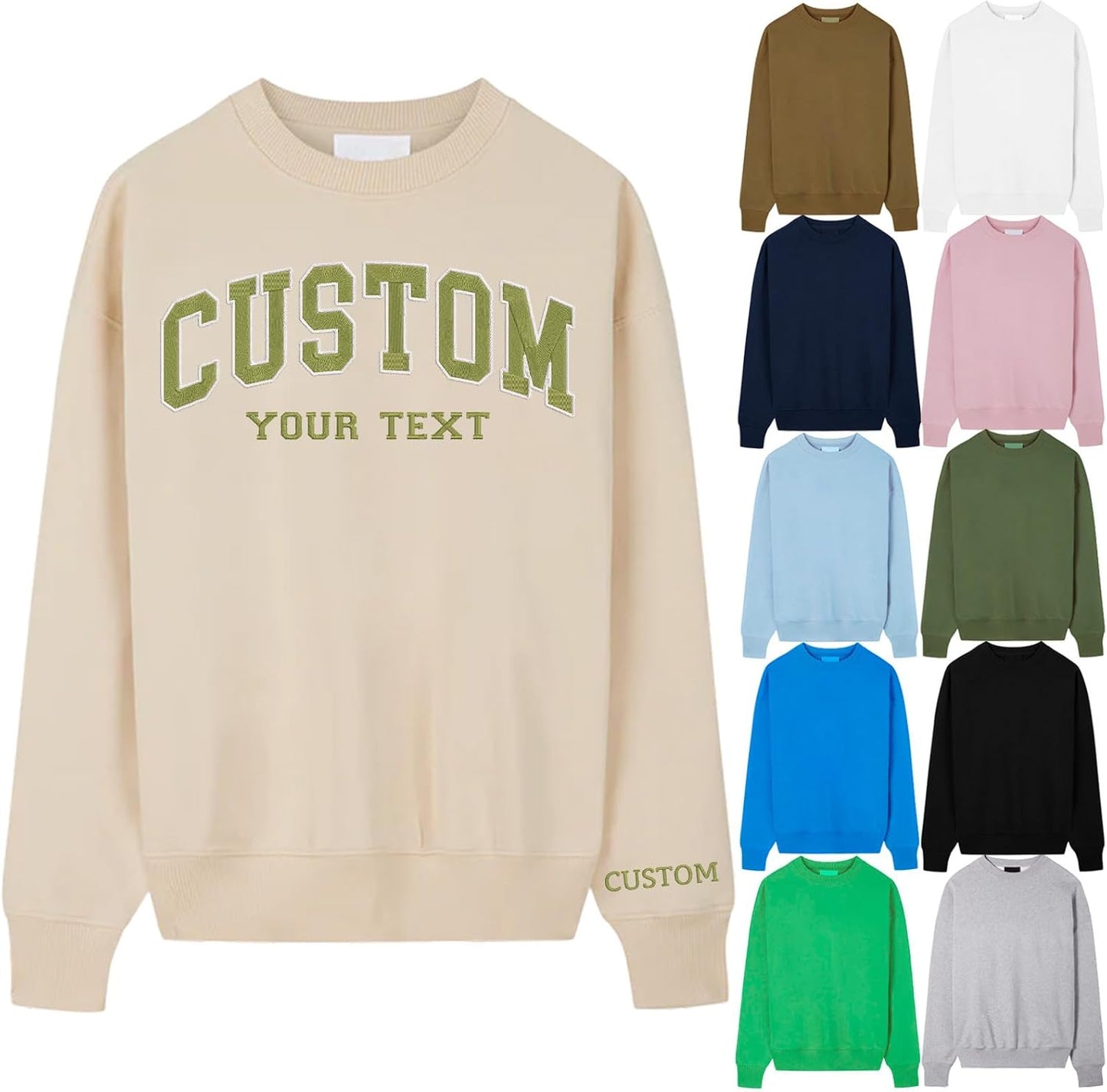 Personalized Embroidered Crewneck - Cozy & Stylish Gift by Parahouse
