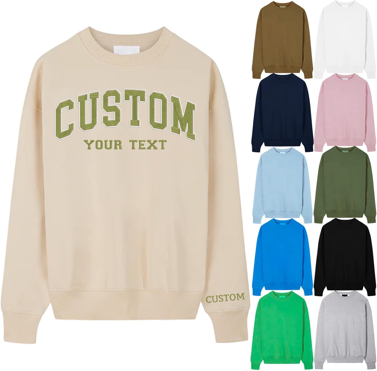 Personalized Embroidered Crewneck - Cozy & Stylish Gift by Parahouse