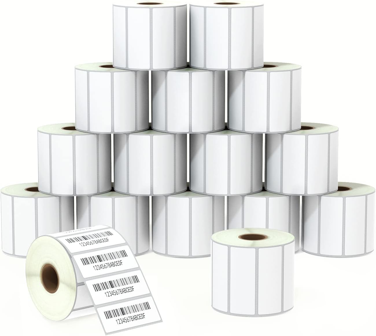 BETCKEY Premium File Folder & Address Labels - Compatible with Zebra & Rollo
