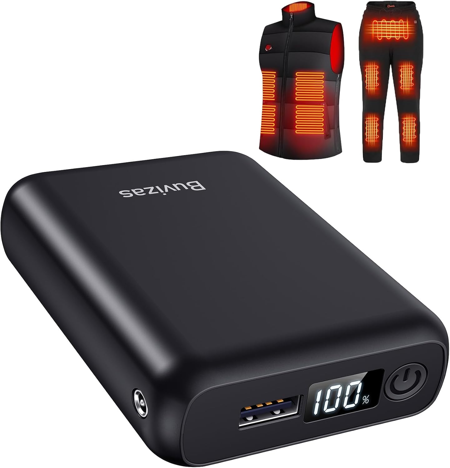 7.4V 18400mAh Heated Vest Battery Pack for ORORO and Venustas