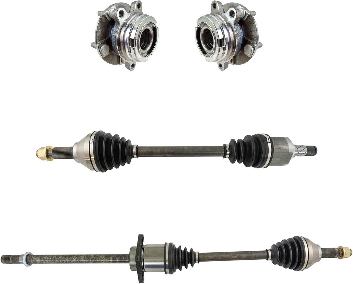 TRQ Front Driver & Passenger Side Drivetrain Kit for Nissan Quest