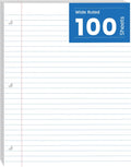 Loose Leaf Paper Lined Notebook Paper 8.5 in x 11 in - 100 Sheets