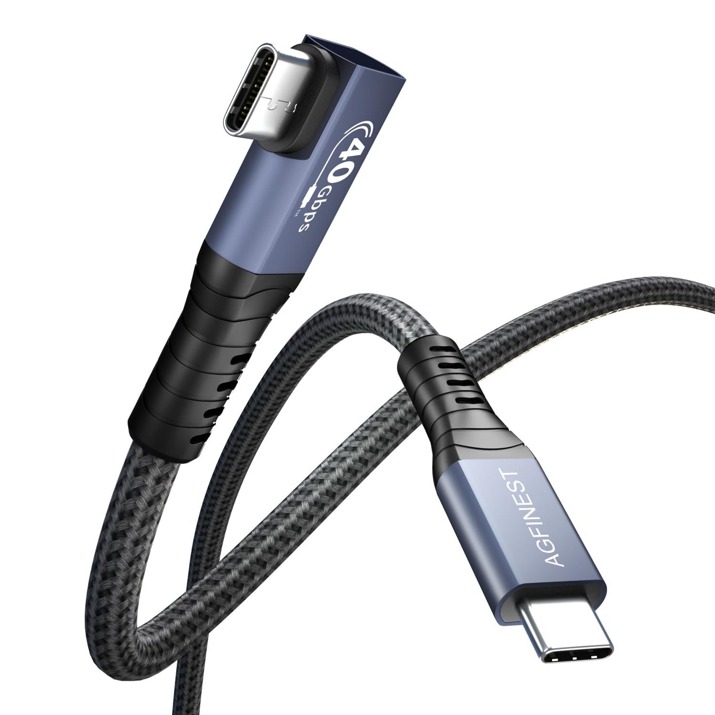 AGFINEST USB-C 5ft Cable: 40Gbps Speed