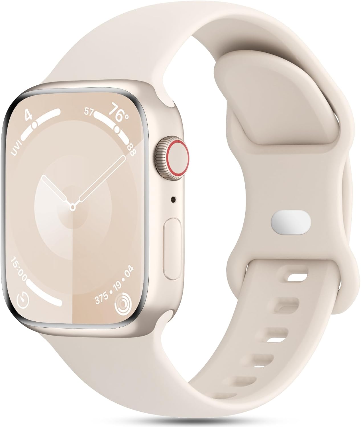 Waterproof Soft Silicone Band for Apple Watch, Series 1-10