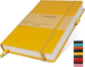 Lined Journal Notebook (Yellow) 320 Pages - Durable Hardcover