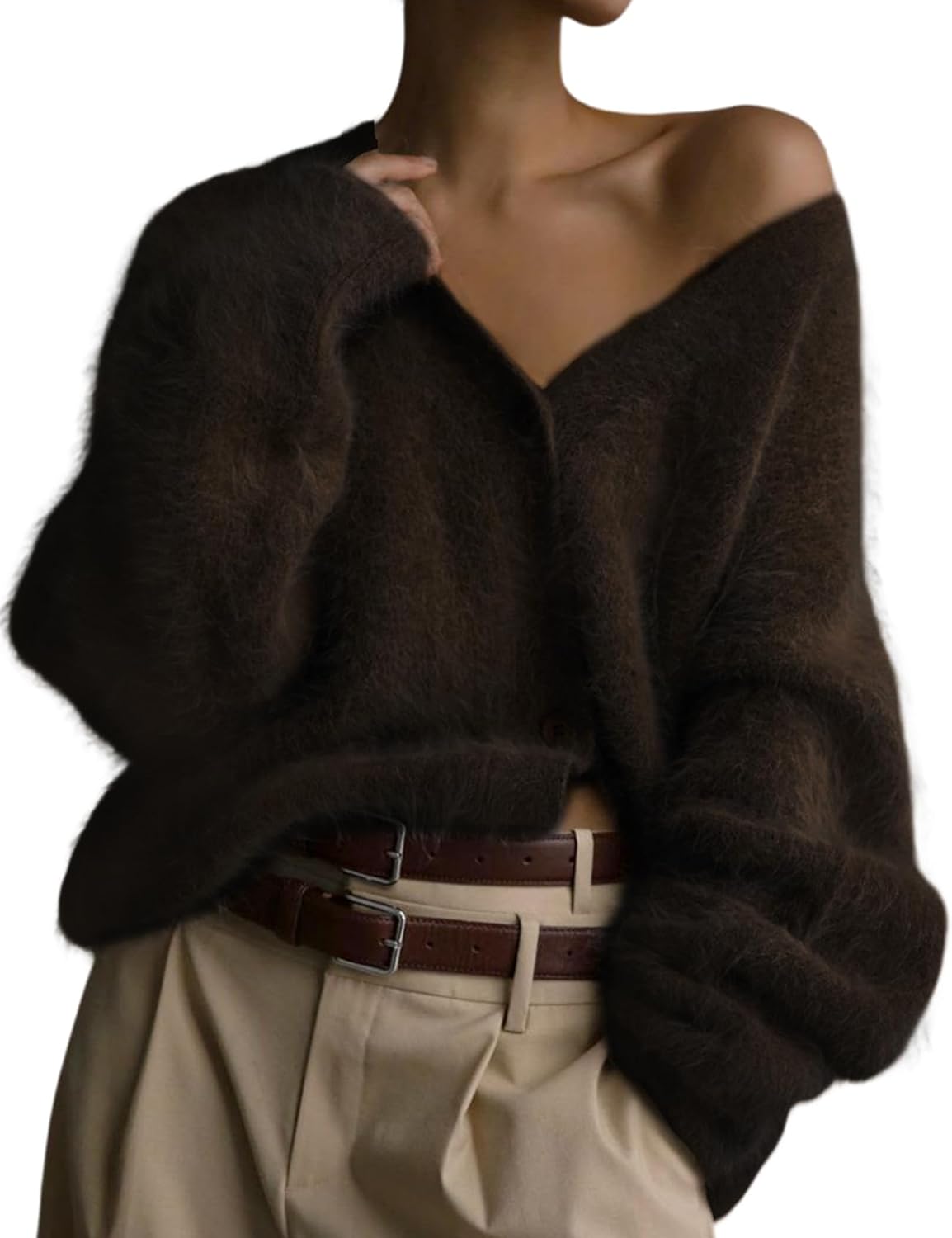 Yimoon Womens Fuzzy Cardigan Sweater for Trendy Style 2025