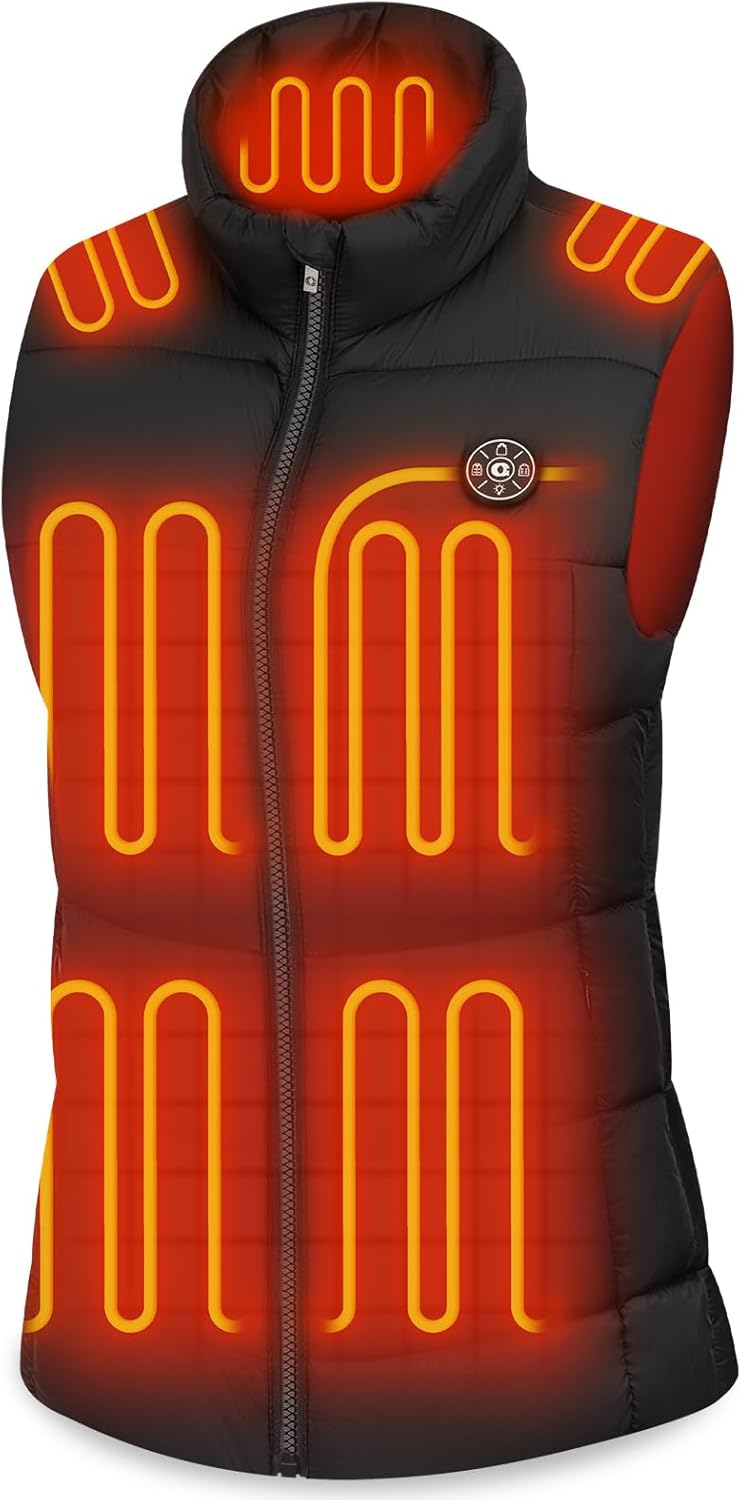 Heated Vest for Women with 15 Heating Zones for Ultimate Warmth