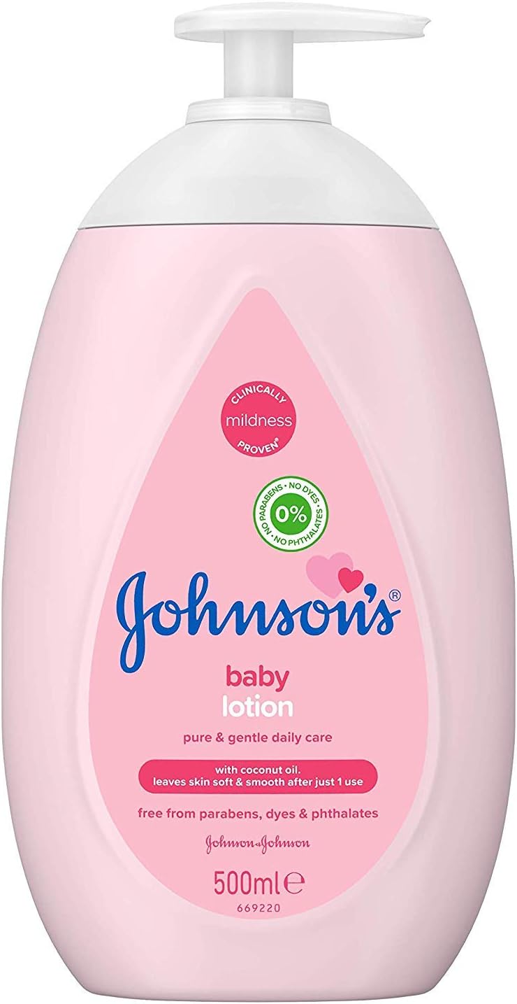 Hydrate Baby's Skin with Johnson's Baby Lotion (500ml)
