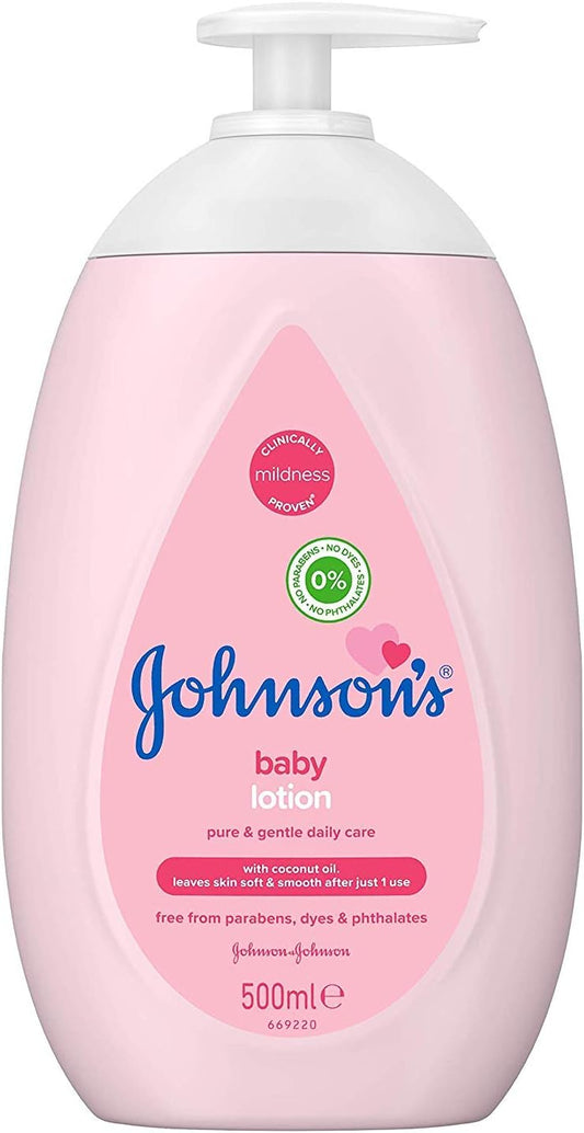 Hydrate Baby's Skin with Johnson's Baby Lotion (500ml)