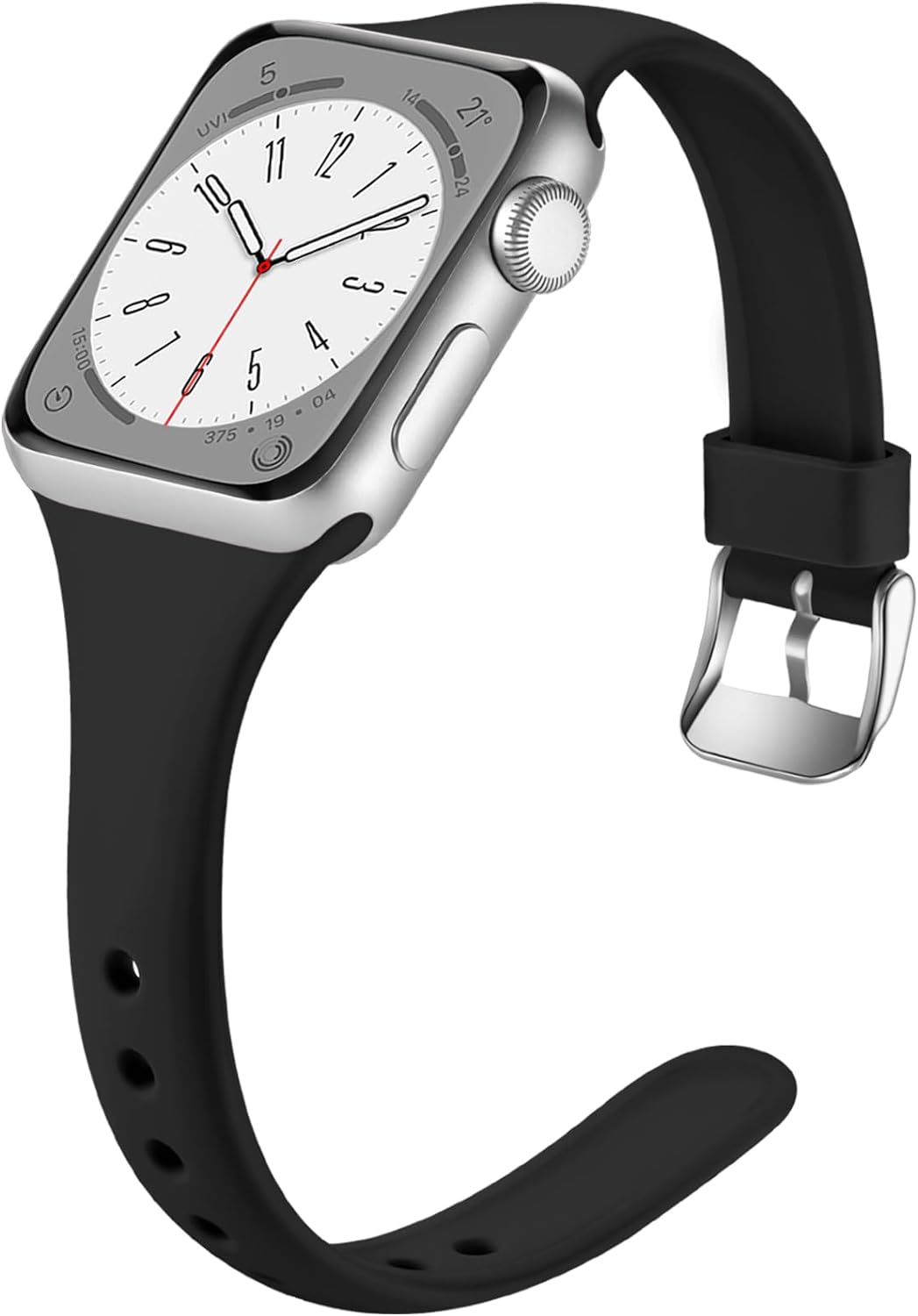 Ultra Slim Silicone Apple Watch Band by Laffav