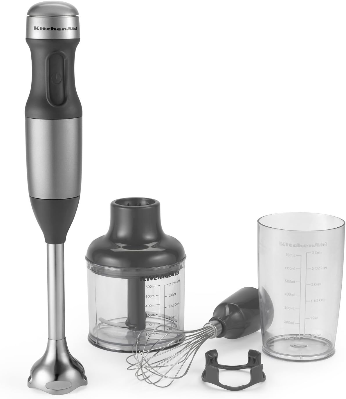 KitchenAid Renewed 3-Speed Hand Blender - Silver