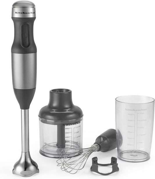 KitchenAid Renewed 3-Speed Hand Blender - Silver