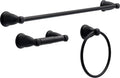 Franklin Brass Kinla 3-Piece Bathroom Set Matte Black - Modern Bath