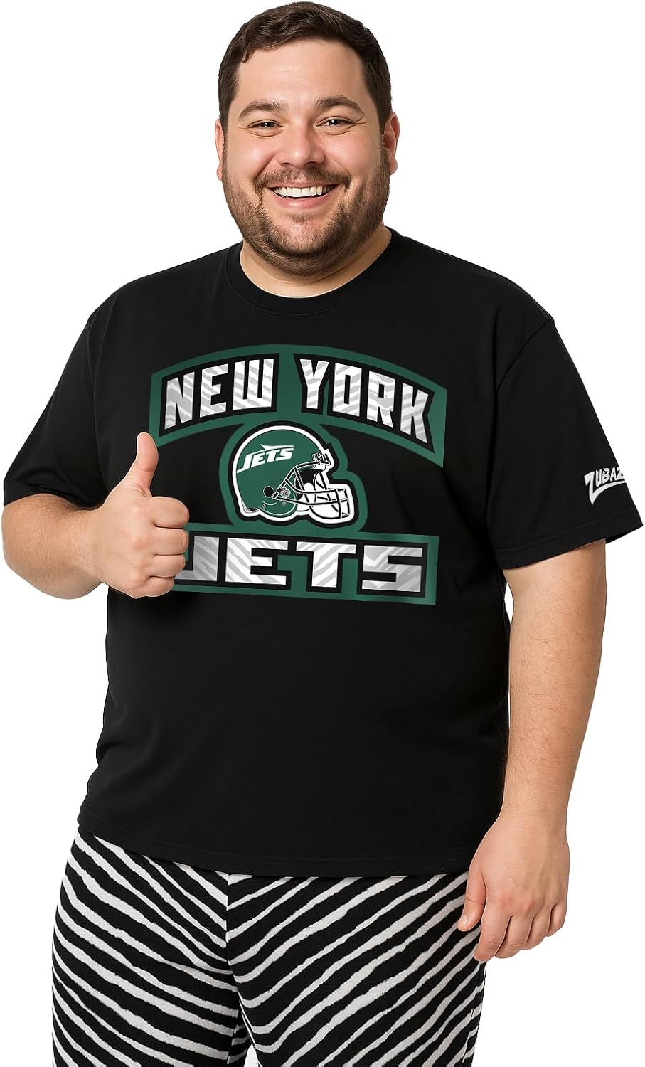 Zubaz NFL Teams Men's Short Sleeve Graphic T-Shirt for Fans