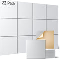 Acoustic Wall Panels 22 Pack 12 in x 12 in - Self-Adhesive Sound