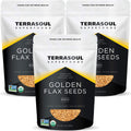 Golden Flax Seeds 6 lb Pack - Organic, Raw, High Omega-3