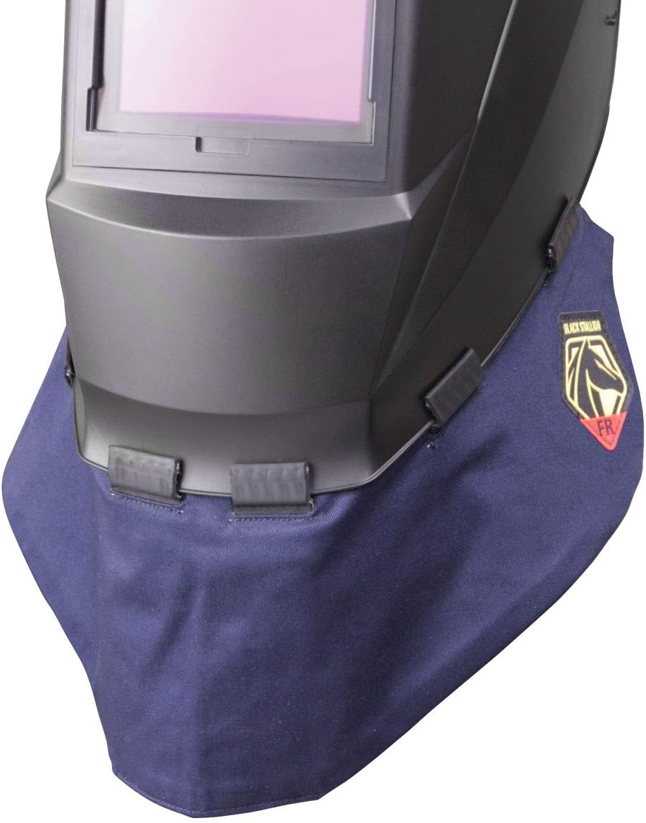 Black Stallion Wraparound Helmet Bib - Ultimate Protection