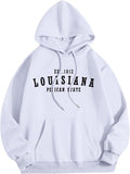 Travel Hoodie Pink Palm Puff Hoodie Staples Womens Cute Hoodie - Cozy