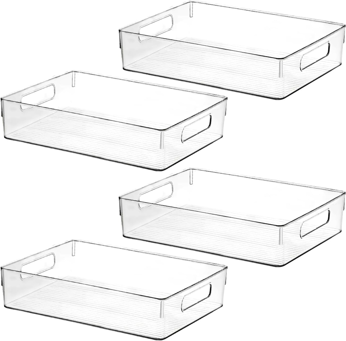 Large Clear Plastic Storage Bins for Home Organization Needs