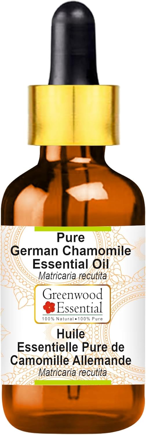 Pure German Chamomile Essential Oil for Skin & Hair Care