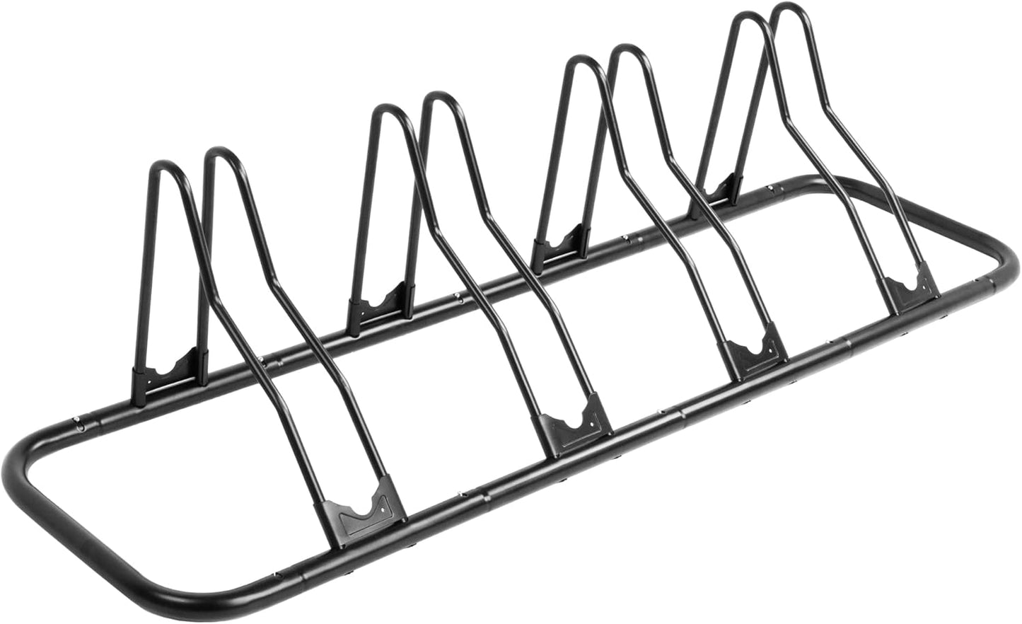 CyclingDeal Bike Rack Floor Parking Stand for 6 Bicycles
