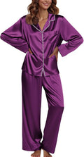 Ekouaer Pajamas For Women Satin 2-Piece Set - Soft Sleepwear