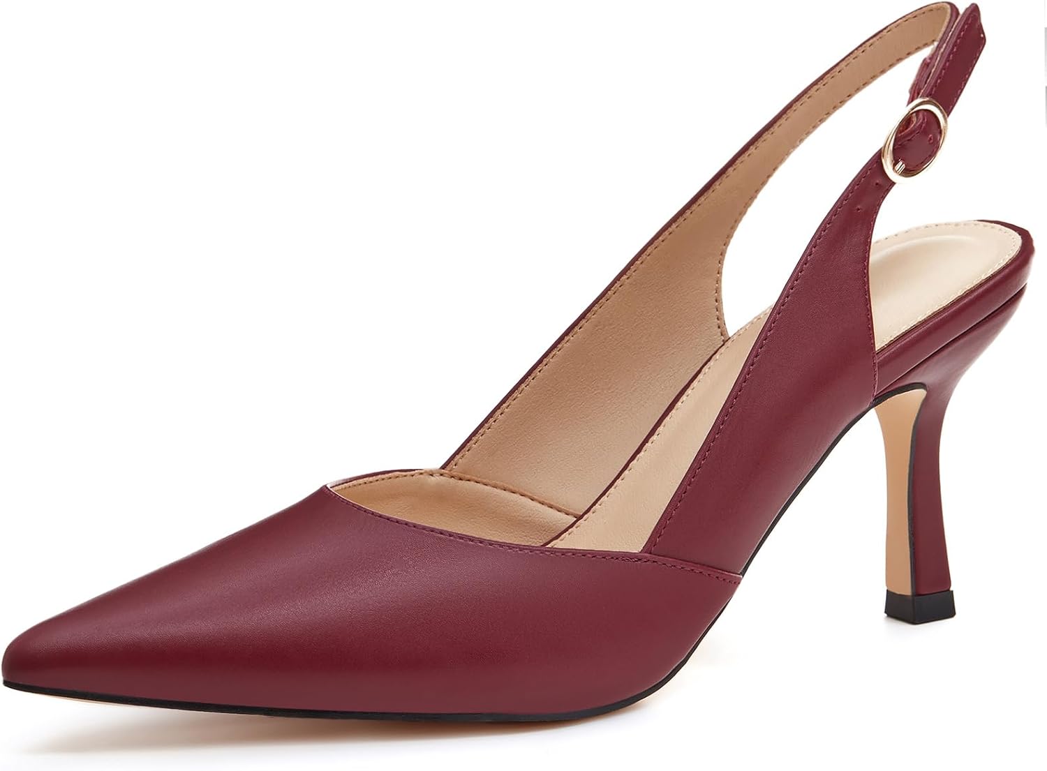 Rilista Women's Slingback Kitten Heels for Elegant Occasions