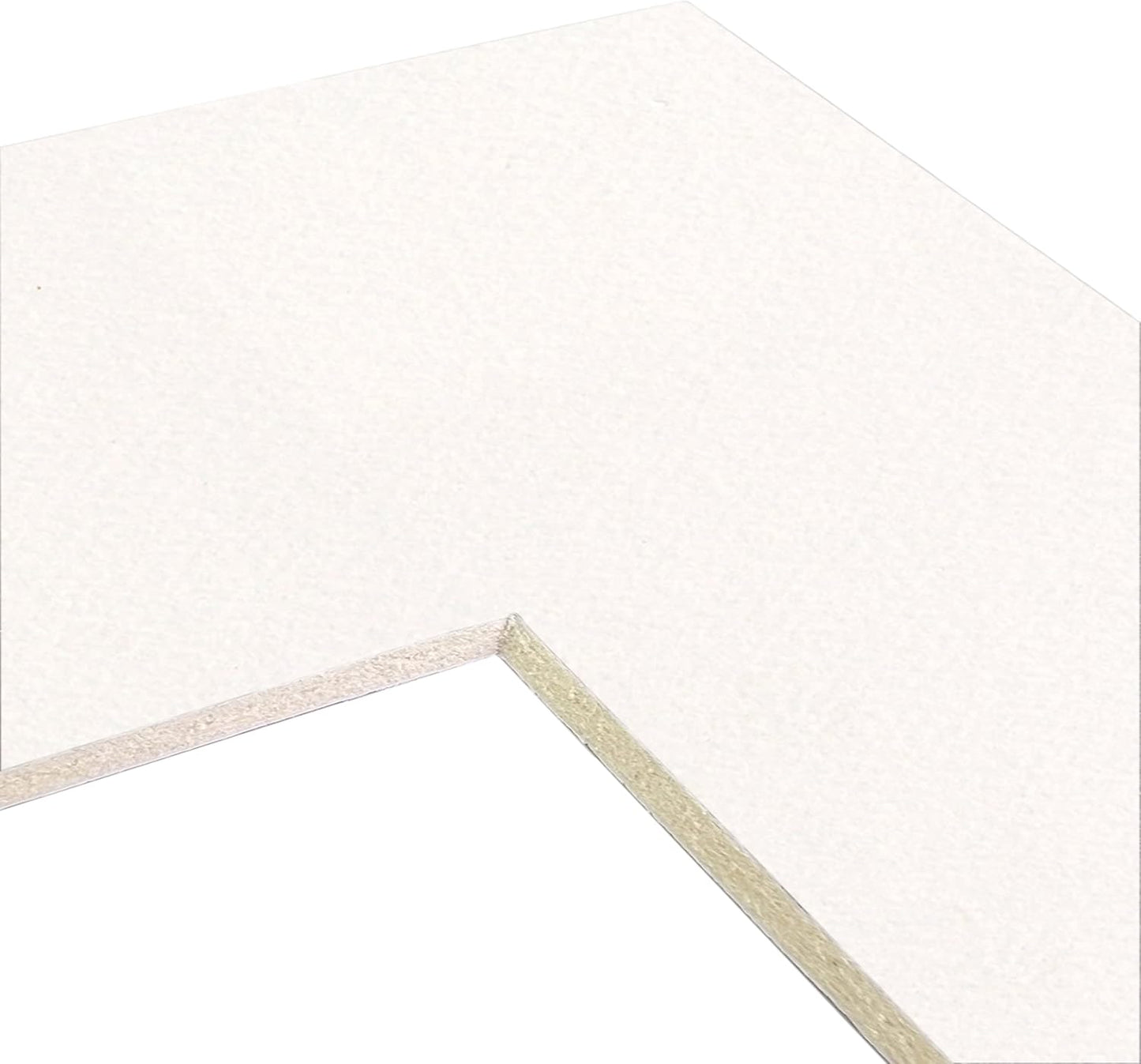 Craig Frames B133 Pre-Cut Mat Board for 17x22 Prints in Seashell White