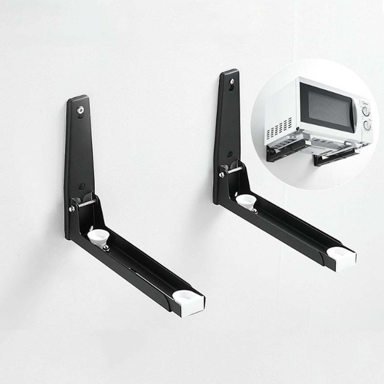 Set of 2 Foldable Microwave Shelf - 304 Stainless Steel