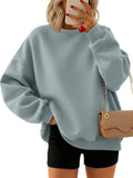 Trendy Queen Oversized Crewneck Sweatshirt for Women - Cozy Fit