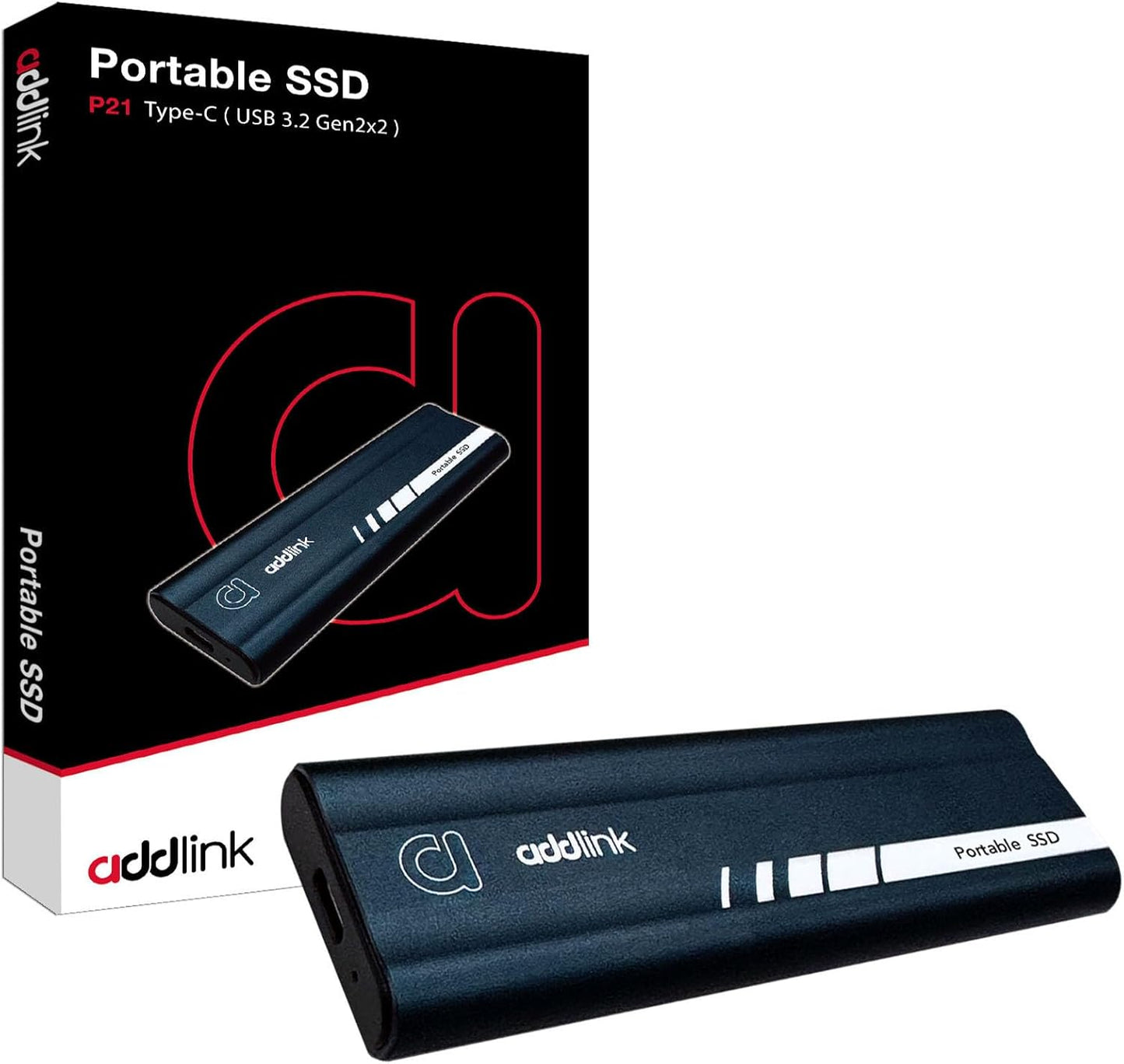 Fast 1TB Addlink External SSD - 2,000MB/s Read Speed