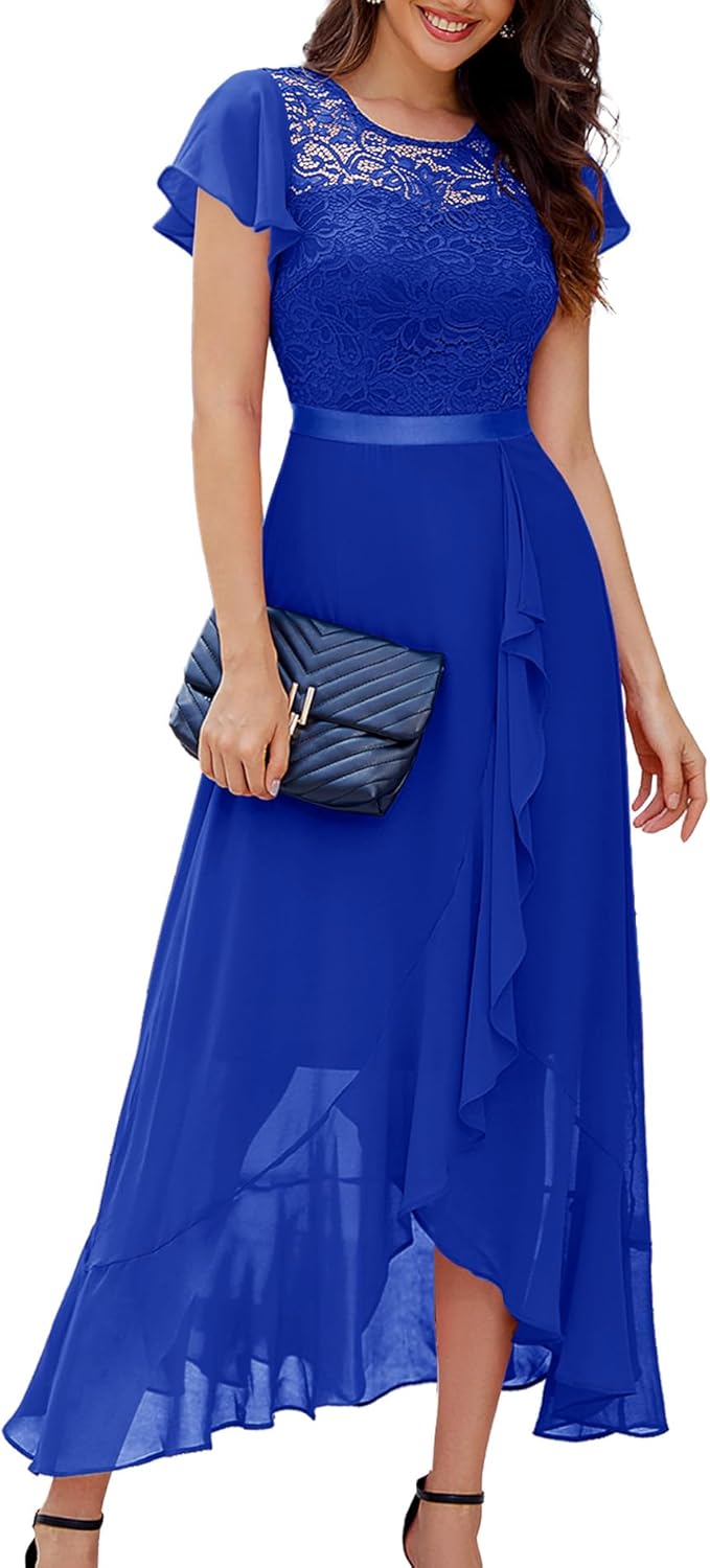 BeryLove Formal Dresses for Women with Slit for Weddings