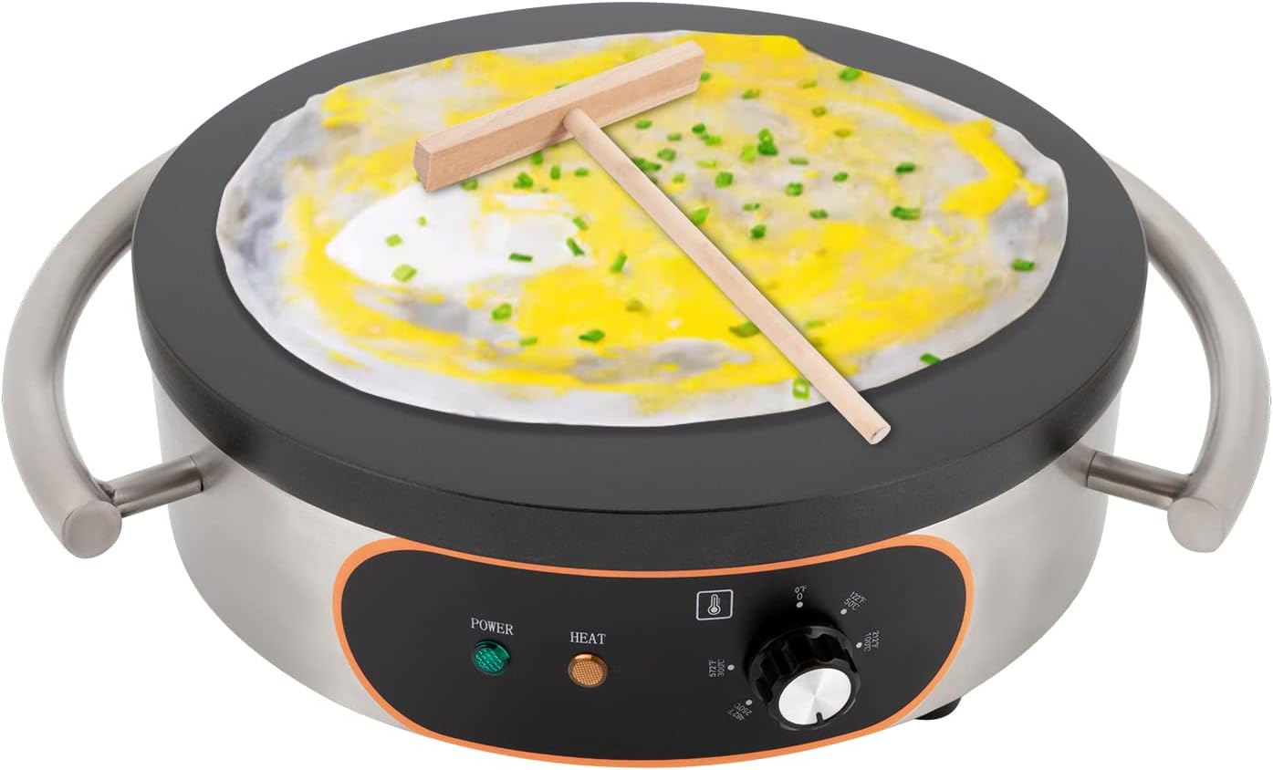 LYNICESHOP Electric Crepe Maker: Precise Temp Control