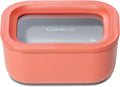 Mini Rectangle Food Storage Container - Compact 2.6 Cup Glass
